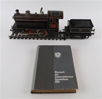 Garette (?) Dampflok mit Tender 1132 D 48, - Toys