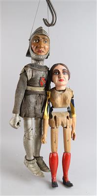 Ritter, Marionette um 1950, - Spielzeug