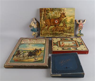 Konvolut Spiele um 1900, - Spielzeug