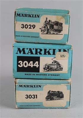 Märklin H0, 3 Stk. Lokomotiven aus den 1960er Jahren: - Hračky