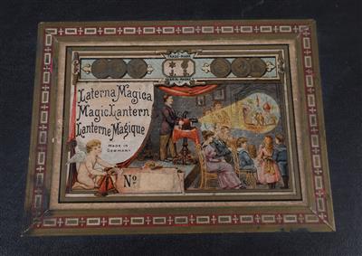 Laterna Magica von Carl Muller Wien V, um 1900. - Hračky