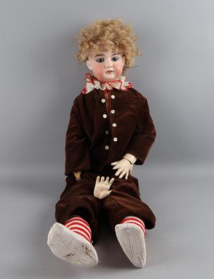 Antike Puppe 85 cm mit Porzellankopf Armand Marseille Kopfgrösse 13, - Hračky