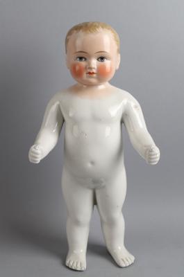 Badepuppe: frühe Frozen Charlotte, um 1880, - Spielzeug