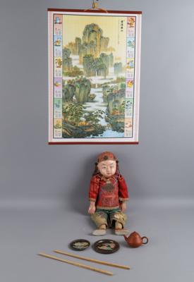 Chinesische Go Fung Puppe, um 1900, - Spielzeug