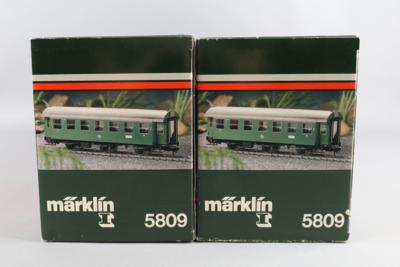 Märklin Spur I, 2 Stk. 5809 Personenwagen, - Toys