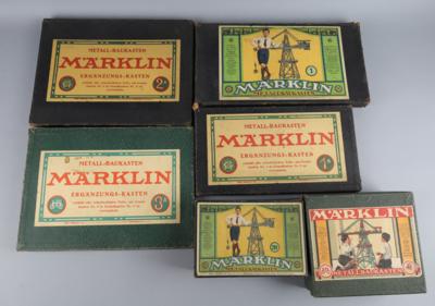 Konvolut Märklin Metall-Baukasten von 1930, - Spielzeug