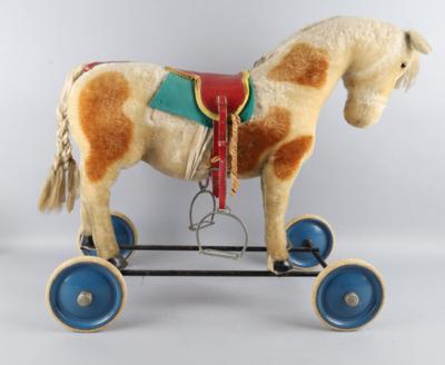 Steiff Rädertier 'Pferd', - Toys