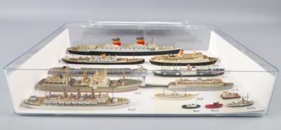 Konvolut Modellschiffe aus Zinkguss, - Spielzeug