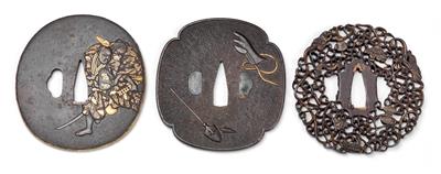Drei Eisen-’tsuba’ - Asiatische Kunst