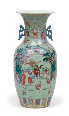 Famille rose-Vase - Asiatische Kunst