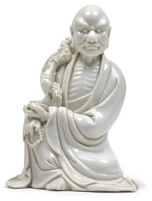 Blanc de Chine Figur des sitzenden Li Tieguai - Asiatische Kunst