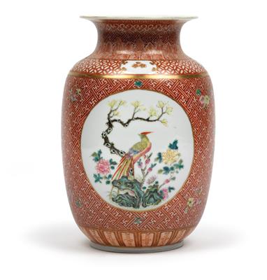 Famille rose Vase - Asiatische Kunst