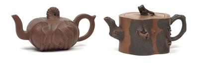 Two Zisha teapots - Asian art