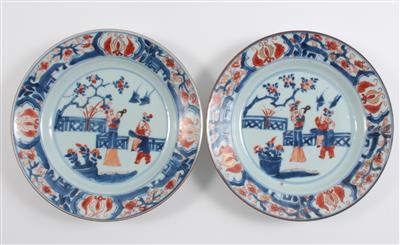 Four Imari dishes - Arte asiatica