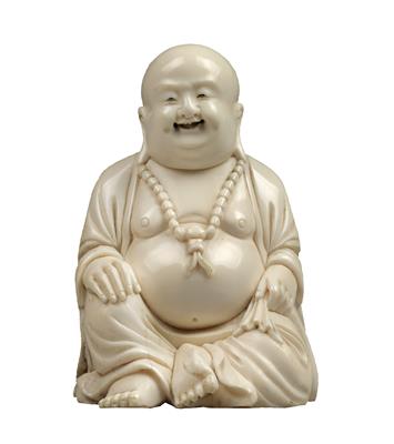 An ivory figure of Budai, China, Qing dynasty, 19th cent. - Asian art