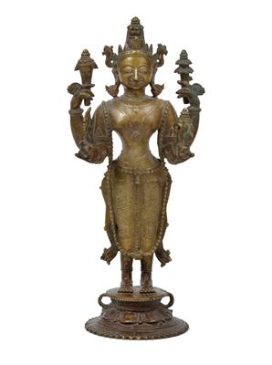 A figure of Vishnu, India, 19th cent. - Arte asiatica