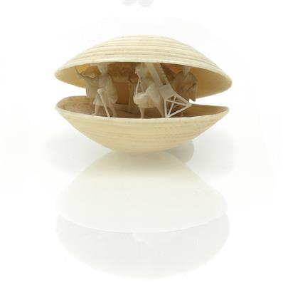 Netsuke einer Muschel - Asiatische Kunst