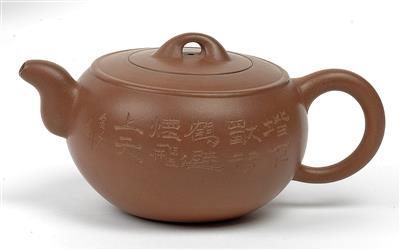 A Zisha teapot, China, Yixing, 2nd half of the 20th cent. - Asian art