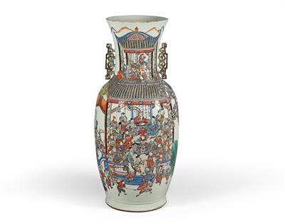 Große Famille rose Vase, China, Mitte 19. Jh. - Asiatische und islamische Kunst