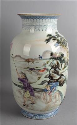 Vase, - Asiatische und islamische Kunst