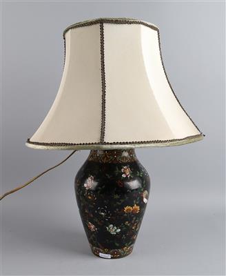 Cloisonné Tischlampe, - Works of Art