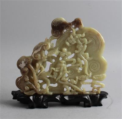Jadeschnitzerei, - Asiatische Kunst
