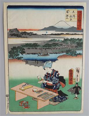 Kunisada I (1786-1865 Edo) und Hiroshige II (1826-1869) - Starožitnosti
