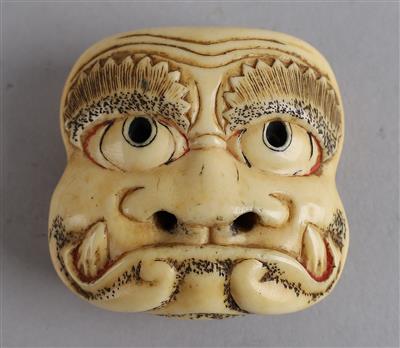 Masken-Netsuke, - Starožitnosti