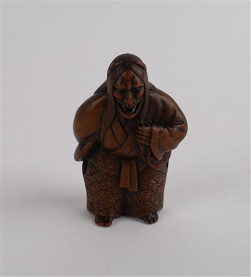 Netsuke der Kyohime, - Starožitnosti