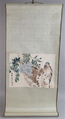Ren Yi (1840-1896) in der Art von - Antiquariato