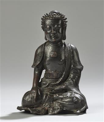 Buddha Shakyamuni, China, 18. Jh., - Asiatische Kunst