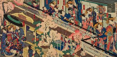Toyohara Kunichika (1835-Edo - Asiatische Kunst