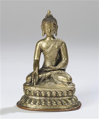 Buddha Shakyamuni, Tibet, 20. Jh., - Asiatische Kunst