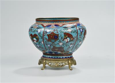 Cloisonné Jardiniere, Japan, Meiji/Taisho Zeit, - Asian Art