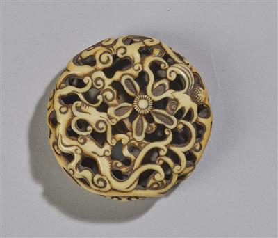 Ryusa Netsuke, signiert Nobu, Japan, 2. Hälfte 19. Jh., - Asiatische Kunst