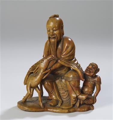Specksteingruppe, China, 19. Jh., - Asian Art