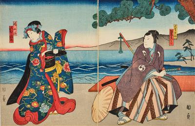 Utagawa Kunikazu (aktiv 1848-1868), - Arte Asiatica