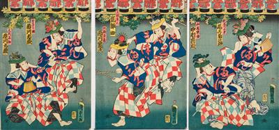 Utagawa Kunisada II (KunimasIII, Toyokuni IV) (Japan 1823-1880), - Arte Asiatica