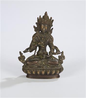 Vajrasattva, Tibet, 1. Hälfte 20. Jh., - Asiatische Kunst