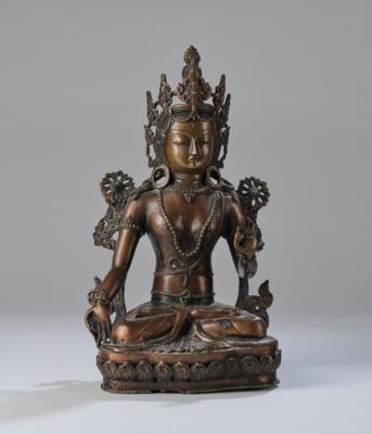 Bodhisattva, Tibet, 19. Jh., - Asiatische Kunst