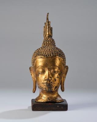 Buddha Kopf, Thailand, Rattanakosin, 18./19. Jh., - Asian Art