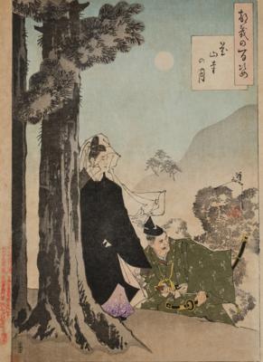 Tsukioka Yoshitoshi (Edo 1839-1892), - Asiatische Kunst