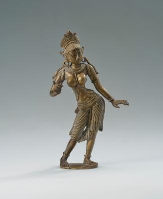 Bronzefigur der Dakini, Indien, 19. Jh., - Asijské umění