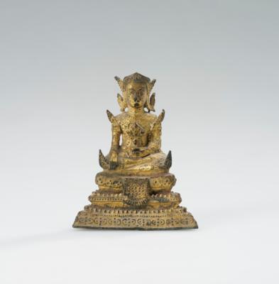 Buddha Shakyamuni, Thailand, Rattanakosin, 19. Jh., - Asijské umění