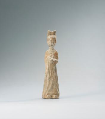 Figur einer Dame, China, Han Dynastie, - Asiatische Kunst