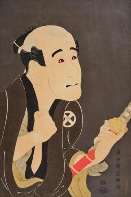 Toshusai Sharaku (Mitte 18. Jh.), Nachschnitt - Arte Asiatica