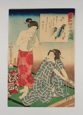Utagawa Kunisada I (Honjo, Edo 1786-1865 Edo) und Ryoko (aktiv 1860er), - Asijské umění