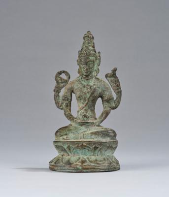 Bronzefigur des Shiva, Indonesien, 9-12. Jh. oder früher, - Asijské umění