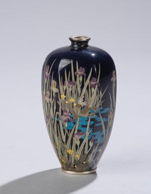 Kleine Cloisonné Vase, Japan, Meiji Periode, - Arte Asiatica