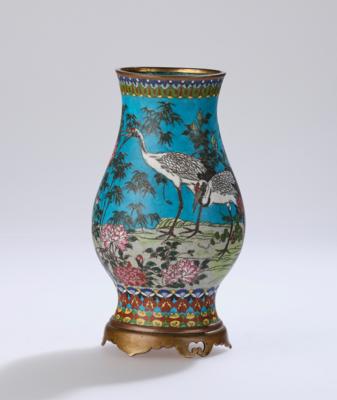 Cloisonné Vase, Japan, 19. Jh., - Asiatische Kunst